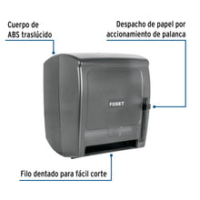 Cargar imagen en el visor de la galería, DISPENSADOR DE ABS P/ROLLO DE PAPEL HUMO
