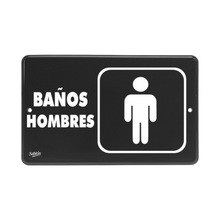 Cargar imagen en el visor de la galería, SEÑAL BAÑOS HOMBRES
