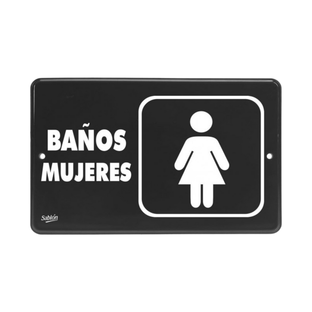 SEÑAL BAÑOS MUJERES