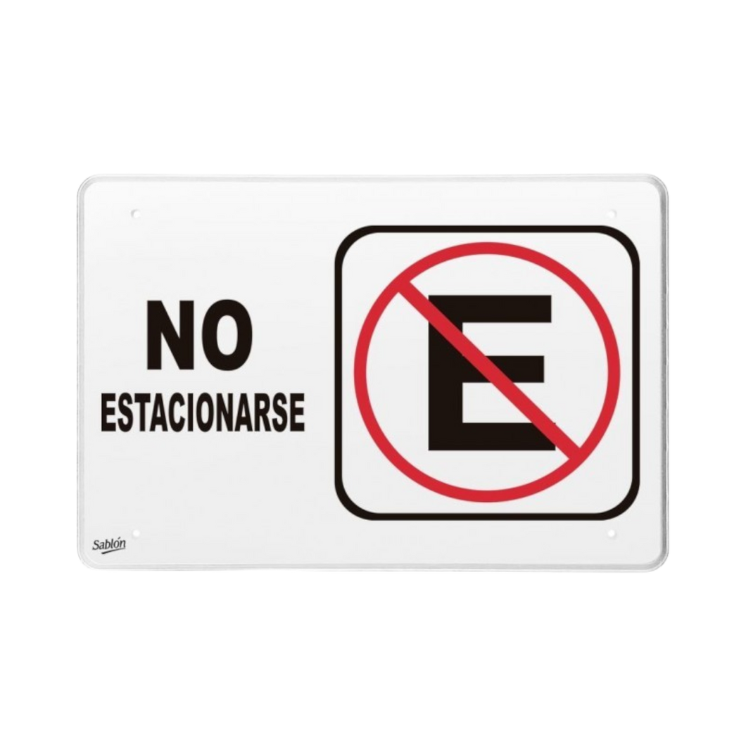 SEÑAL NO ESTACIONARSE