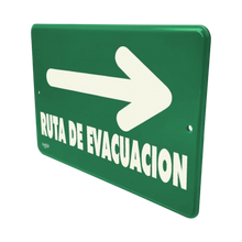 Cargar imagen en el visor de la galería, SEÑAL RUTA DE EVACUACION DERECHA
